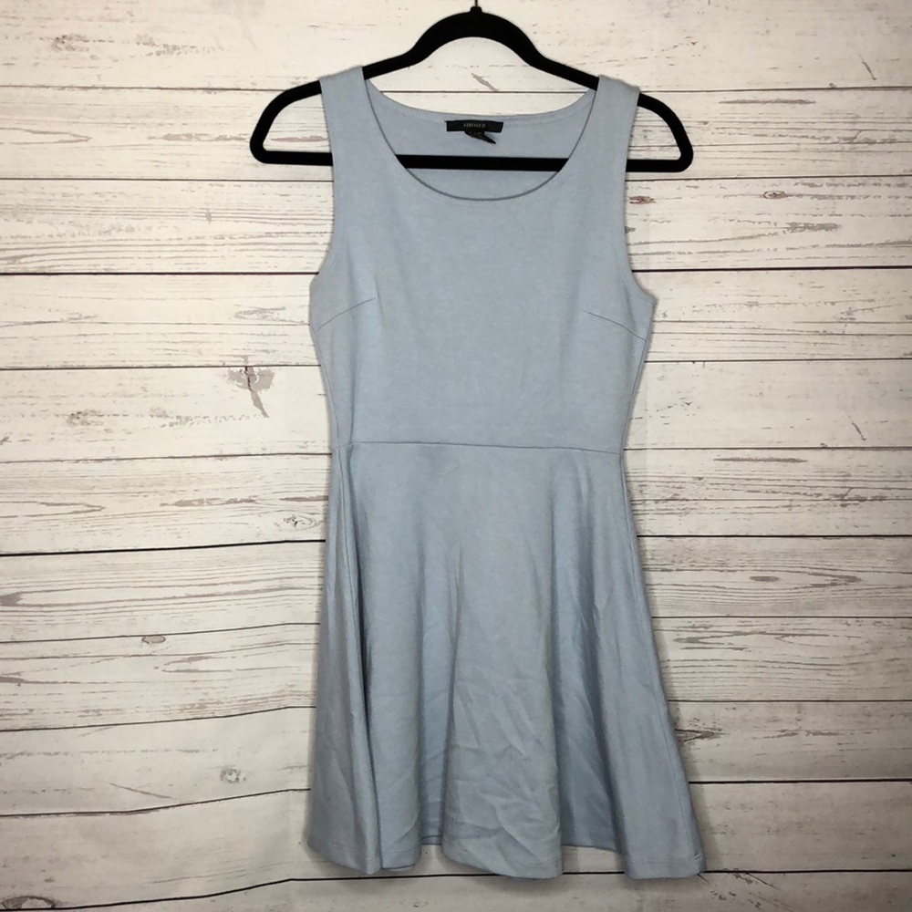 Tank top dress, slate blue